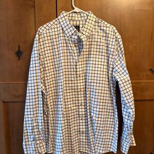 Jos. A. Bank Travelr's Collection Tailored Fit Dress Shirt Mens XL